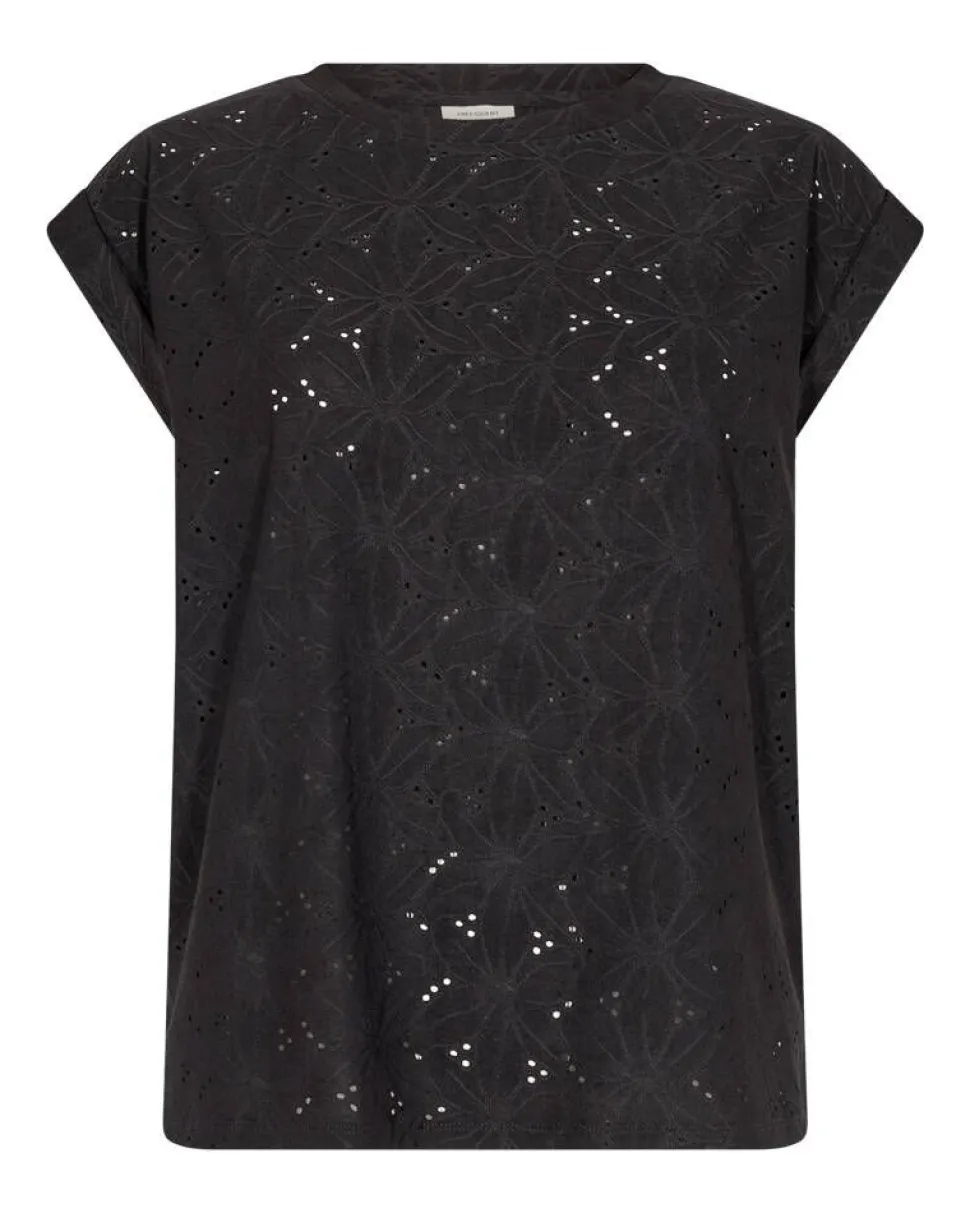Freequent t-paita FqBlond-Tee-Flower