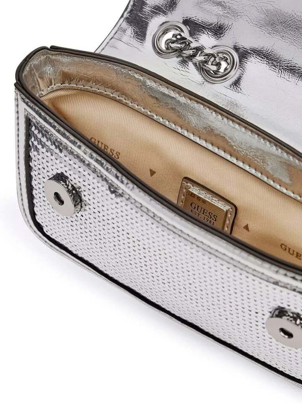 Guess juhlalaukku Sil Kaska Mini Cnvrtable Xbody Flap