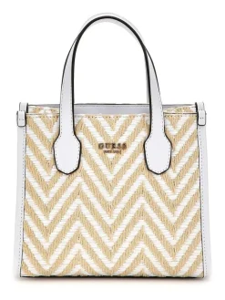 Guess laukku Whi Silvana 2 Cmprtmnt Mini Tote