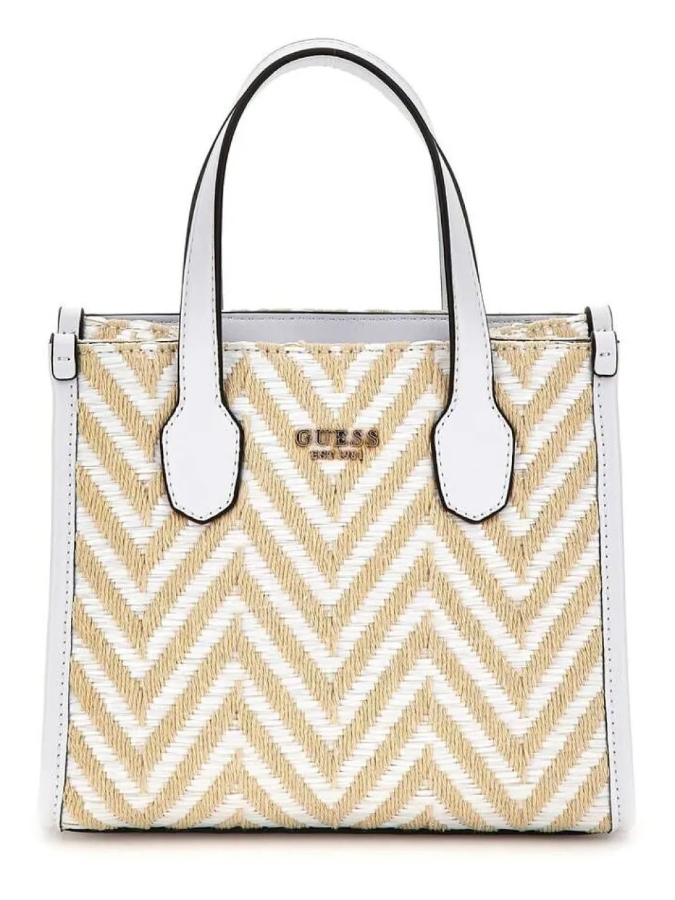 Guess laukku Whi Silvana 2 Cmprtmnt Mini Tote