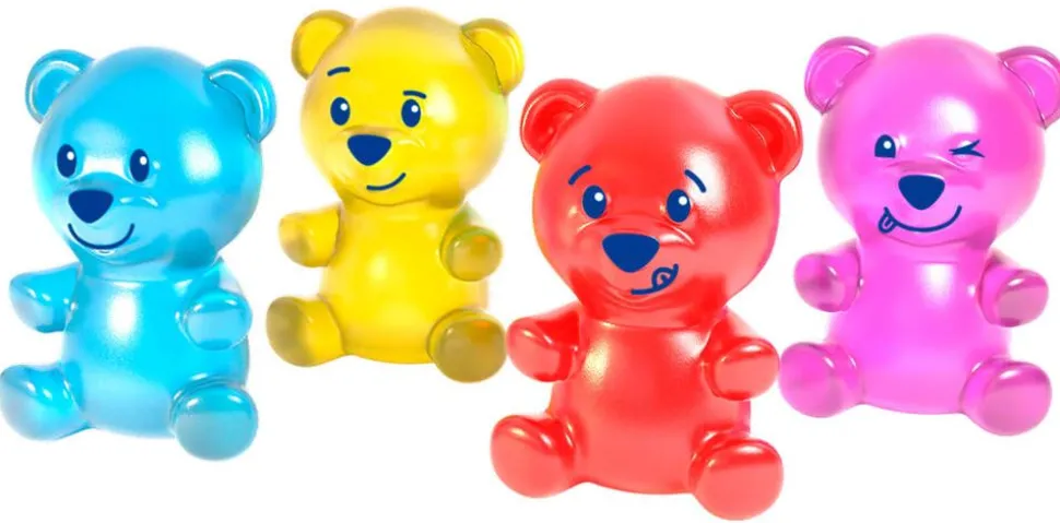 Gummymals Bear interaktiivinen nallekarhu erilaisia