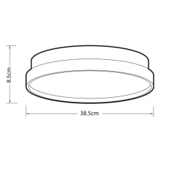 Heat plafondi Discus Easy Mount 38 cm maalattu puu