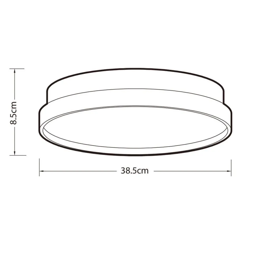 Heat plafondi Discus Easy Mount 38 cm maalattu puu