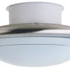 Heat Alfa plafondi 31 cm harjattu teräs