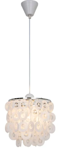 Heat Bauble riippuvalaisin 25 cm valkoinen