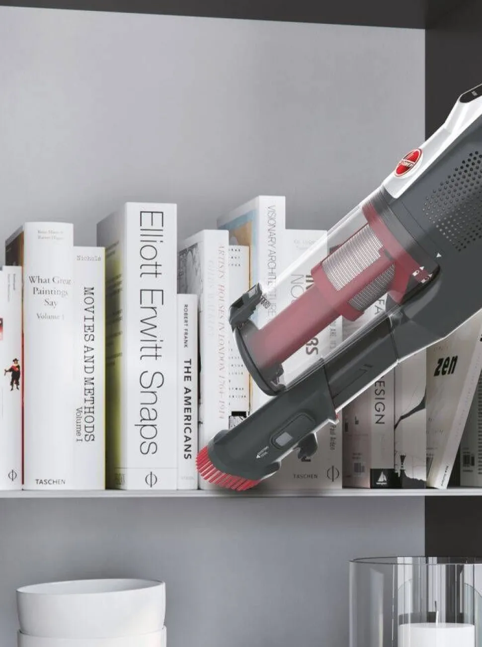 Hoover varsi-imuri Home HF522STH punainen