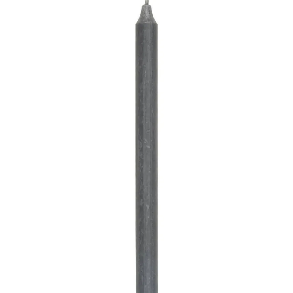 IB Laursen kruunukynttilä 29 cm rustiikki harmaa
