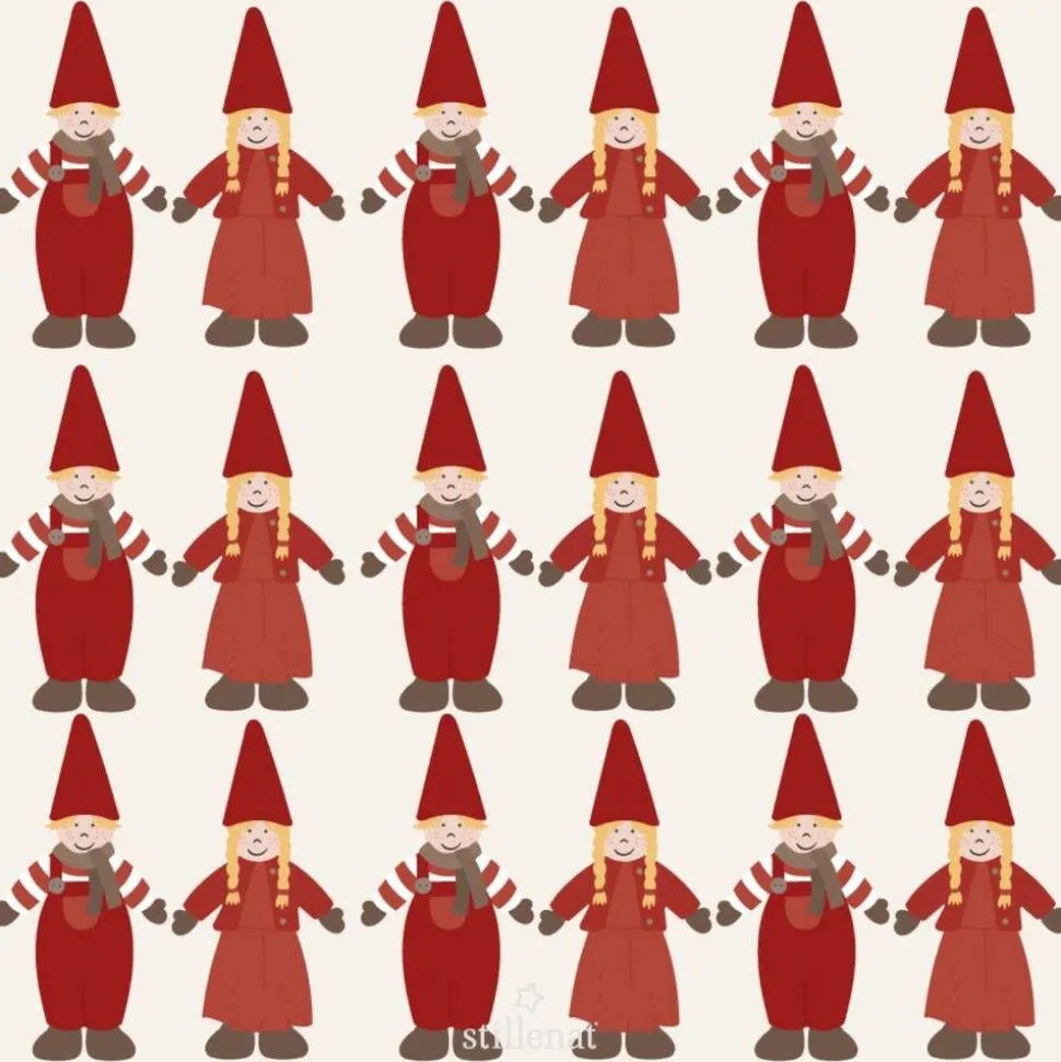 IB Laursen lautasliina Santa's helpers hand in hand 20 kpl