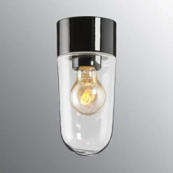 Ifö Electric Classic valaisin tallikuvulla, musta