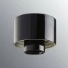 Ifö Electric posliinikanta suora, musta, kierre 84,5 mm,