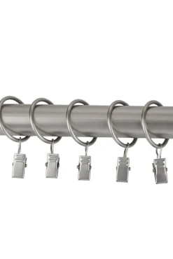 Ihanin verhorenkaat nipistimellä 25/32 mm teräs
