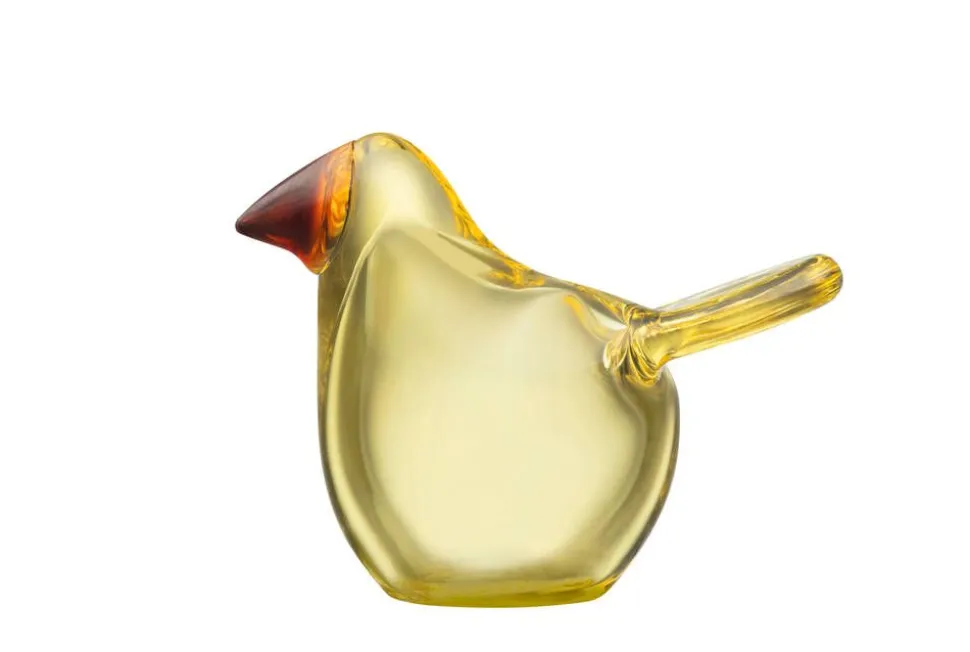 Iittala Birds by Toikka Sieppo sitruunankeltainen/kupari