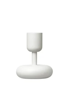 Iittala Nappula Kynttilänjalka 107 mm valkoinen