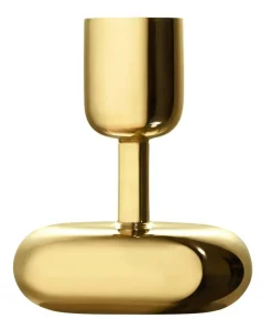 Iittala Nappula kynttilänjalka 107 mm messinki