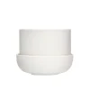 Iittala Nappula ruukku ja vati 170x130 mm valkoinen