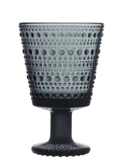 Iittala Kastehelmi juomalasi 26 cl 2 kpl tummanharmaa