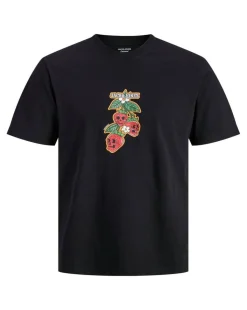 Jack Jones Plus t-paita Jorcatskills Skull
