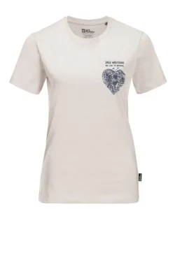 Jack Wolfskin t-paita Discover Heart W