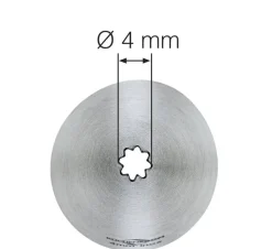 Küchenprofi tylla tähti 4 mm