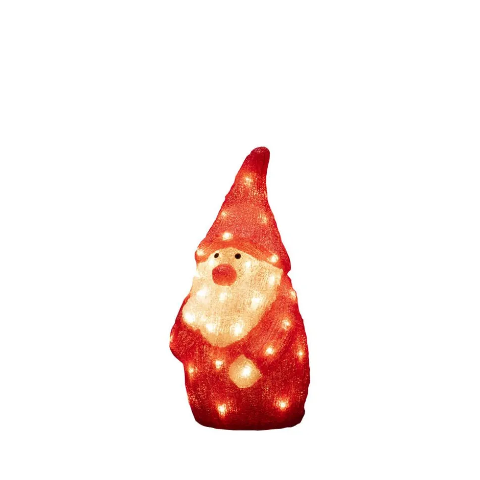 Konstsmide akryylijoulupukki 38 cm 40 x LED
