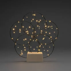 Konstsmide Metallikoriste 100 x amber LED