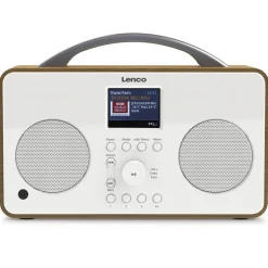 Lenco ladattava matkaradio PIR-645 valkoinen