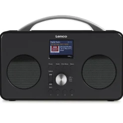 Lenco ladattava matkaradio PIR-645  musta