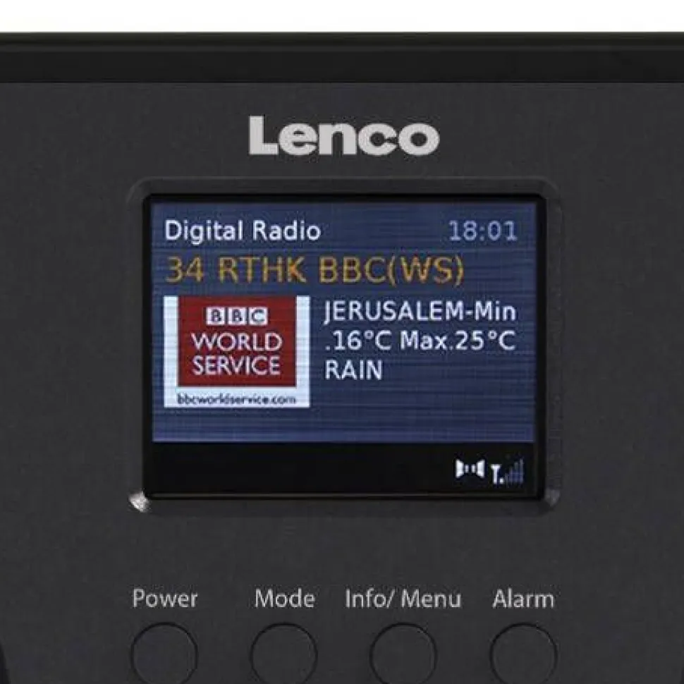 Lenco ladattava matkaradio PIR-645 musta