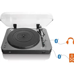 Lenco vinyylilevysoitin bluetooth lähettimellä LBT-120BK musta