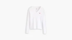 Levi's t-paita Essential HM LS Vneck Tee