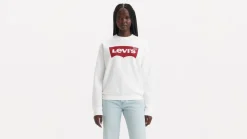 Levi's collegepaita Everyday Crew Batwing White
