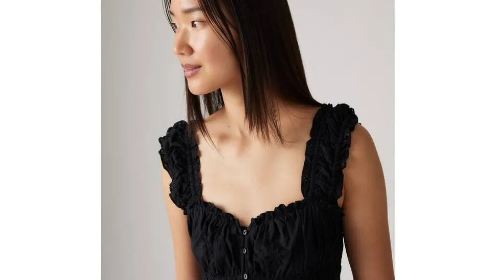 Levi's mekko Amaya Tiered Maxi Dress