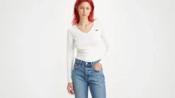 Levi's t-paita A4891-0001 LS VNeck Baby Tee