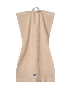 Lexington pyyhesetti 30x50 cm herringbone 2 kpl beige