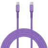 Livia latausjohto USB C-C, 60 W, 2 m lila