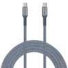 Livia latausjohto USB C-C, 60 W, 2 m harmaa