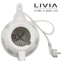 Livia vedenkeitin keraaminen 1 L