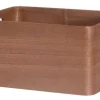 4Living puulaatikko 35x26x18 cm ruskea