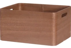 4Living puulaatikko 35x26x18 cm ruskea