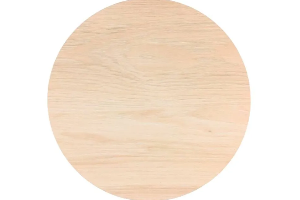 4Living tabletti Woody Ø 38 cm vaaleanruskea