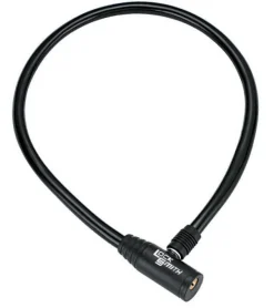 Locksmith vaijerilukko Newsnake 600x8 mm musta