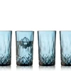 Lyngby lasi Highball Sorrento 38 cl 4 kpl/pkt Blue
