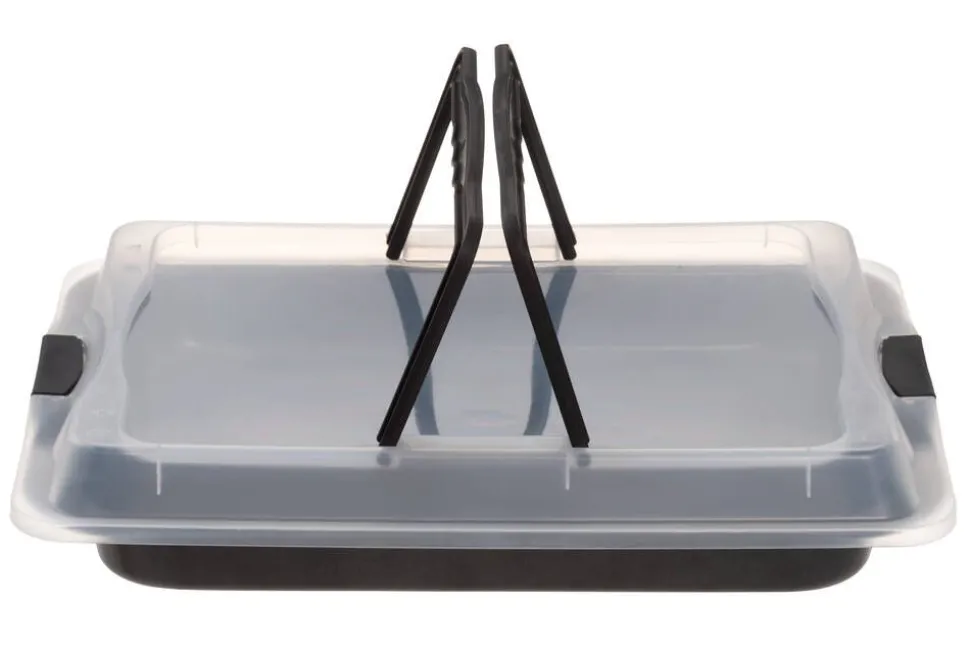 Maku Bake&Carry piirakkavuoka + kansi 3,45 L 42x30x4,5 cm mu