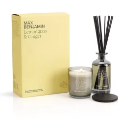 Max Benjamin lahjasetti Lemongrass and Ginger kynttilä