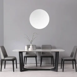Mirrors and More peili Franzi Ø60 cm LED-valolla
