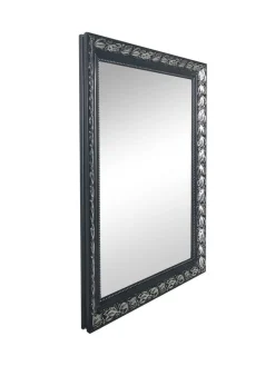 Mirrors and More peili Tanja 55 x 70 cm musta/hopea