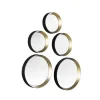 Mirrors and More peilisetti Vivien 5-pack musta/kulta
