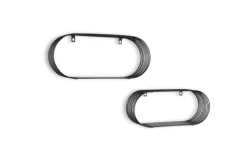 Mirrors and More seinähyllysetti Joyce 2-pack musta