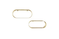 Mirrors and More seinähyllysetti Joyce 2-pack kulta