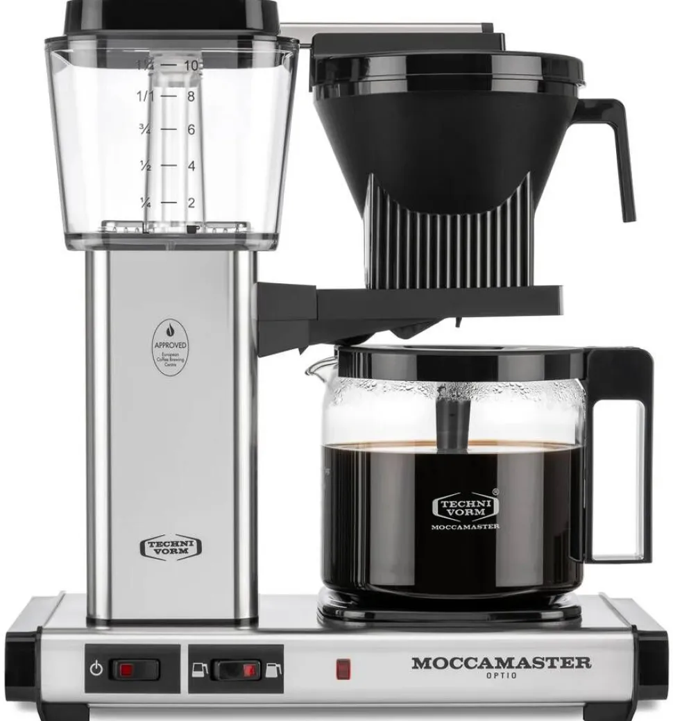 Moccamaster kahvinkeitin Optio kiiltävä hopea